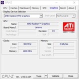 CPU-Z: Gráficos AMD Radeon