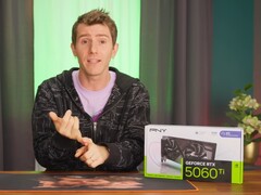A LTT não publicará um vídeo de análise autônomo da RTX 5060 Ti. (Fonte da imagem: Linus Tech Tips no YouTube)