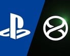 Os logotipos do PlayStation e do Xbox do Projeto Helix, um ao lado do outro