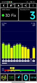 Recepção GPS ao ar livre