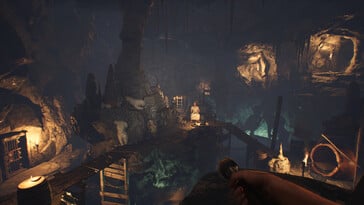 Uma imagem mostrando um ambiente em The Forgotten City.