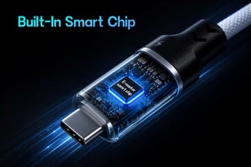 Diz-se que o chip integrado permite o uso do protocolo USB4.