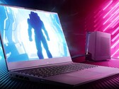 O laptop para jogos XMG NEO 16 (E23) vem com alto-falantes estéreo e um Thunderbolt 4 com porta de 40 Gbit/s. (Fonte da imagem: XMG)