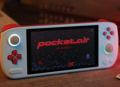 O Pocket Air está disponível em um único esquema de cores de inspiração retrô. (Fonte da imagem: AYANEO)