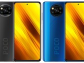 O POCO X3 vem em uma escolha de Cinza Sombra ou Azul Cobalto. (Fonte da imagem: Xiaomi - editado)