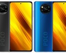 O POCO X3 vem em uma escolha de Cinza Sombra ou Azul Cobalto. (Fonte da imagem: Xiaomi - editado)