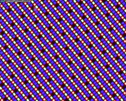 Limpar subpixels OLED