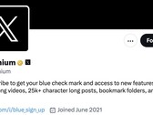 X Premium: agora com níveis adicionais. (Fonte: Twitter/X)