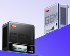 AOOSTAR GEM12 Pro estreia com uma tela integrada e leitor de impressões digitais (Fonte da imagem: JD.com)