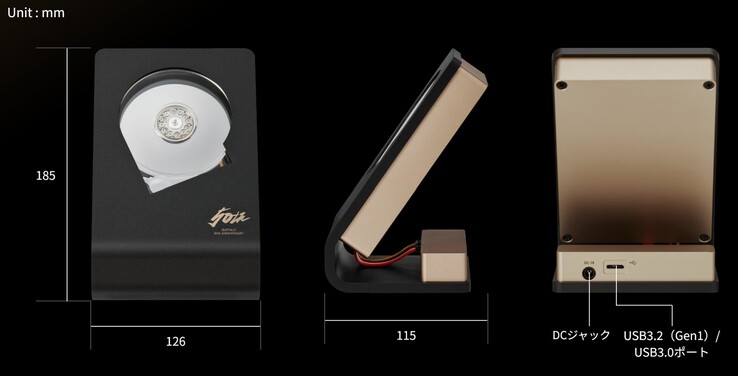 O 'Skeleton Hard Disk' do 50º aniversário é um modelo externo de 4TB. (Fonte da imagem: Buffalo)
