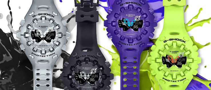 O relógio Casio G-Shock GA-V01 vem em quatro cores. (Fonte da imagem: Casio)