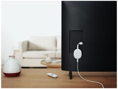 O Chromecast com Google TV (HD) só estará disponível em branco (Fonte de imagem: Google via @_snoopytech_)