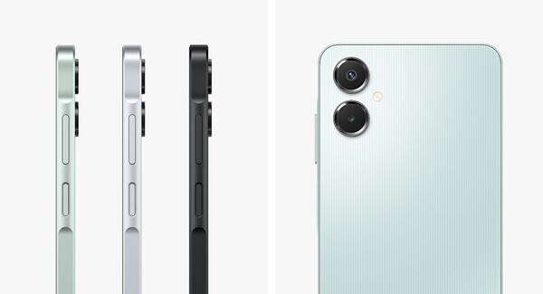 O Galaxy A06 5G está disponível em três cores. (Fonte da imagem: Samsung)