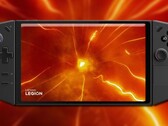 O dispositivo portátil para jogos Lenovo Legion Go foi vazado em imagens que o mostram com controles destacáveis. (Fonte da imagem: windowsreport/Unsplash - editado)