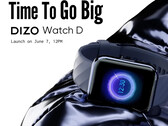 O relógio DIZO Watch D tem um display de 1,8 polegadas, entre outras características. (Imagem: DIZO)