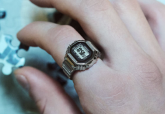 A Casio incluirá várias opções de tamanho de anel com espaçadores de ajuste no CRW-001-1JR para um ajuste perfeito. (Fonte da imagem: Casio)