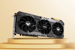 O ASUS Radeon RX 6700 XT TUF Gaming se parece com outros modelos TUF Gaming, em nossa opinião. (Fonte de imagem: ASUS)