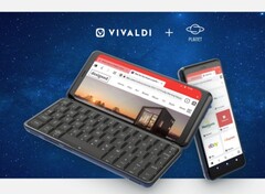 Vivaldi no Astro Slide 5G de mão (Fonte: Vivaldi Browser)