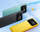 O POCO C40 estará disponível em três cores e duas configurações de memória. (Fonte da imagem: Xiaomi)