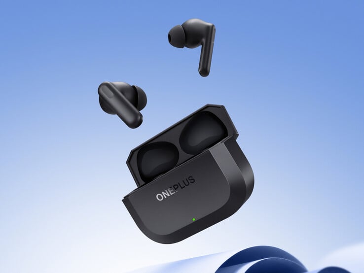 O Nord Buds 3r em Ash Black. (Fonte: OnePlus)