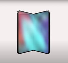 Há rumores de que o próximo iPhone dobrável da Apple terá uma tela sem vincos. (Fonte da imagem: Concept Creator via YouTube)