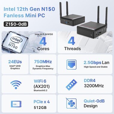 O mini PC tem uma porta Ethernet rápida (Fonte da imagem: Minix)