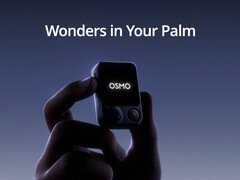 Um close-up do inovador acessório de controle remoto da DJI.