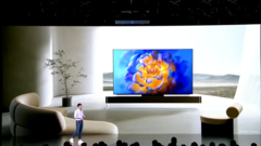 Lei Jun apresenta as novas Mi TVs. (Fonte: Xiaomi)