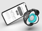 O monitor de glicemia Afon (BG) pode ser usado com ou sem um relógio smartwatch. (Fonte de imagem: Afon - editado)