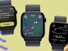 Apple Os usuários do Watch podem baixar as novas atualizações dos aplicativos Strava e Komoot. (Fonte da imagem: Komoot via Strava)
