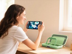 O Belkin Charging Case Pro carrega o Nintendo Switch 2 enquanto é transportado. (Fonte da imagem: Belkin)