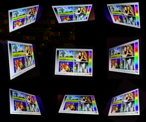 Ângulos de visualização