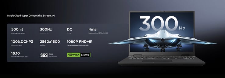 Tela do laptop (Fonte da imagem: RedMagic - tradução automática)