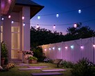 Govee Outdoor Solar String Lights vistas no quintal