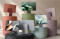 Os desktops Lenovo IdeaCentre AIO i estão disponíveis em seis cores desenvolvidas em parceria com a Pantone, juntamente com teclados e mouses nas mesmas cores.