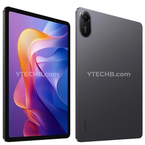 O Redmi Pad 2 terá uma estrutura metálica, mas uma ilha de câmera redesenhada. (Fonte da imagem: Ytechb)