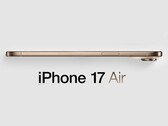 Renderização não oficial do suposto iPhone 17 Air. (Fonte da imagem: MacRumors - editado)