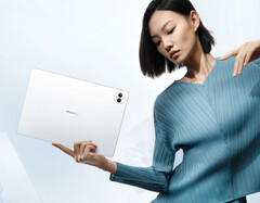 O mais recente tablet da Huawei tem bordas de tela comparativamente finas (Fonte da imagem: Huawei)