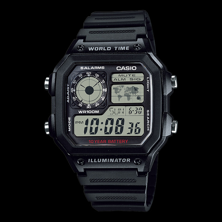 O Casio AE-1200WH-1AV...