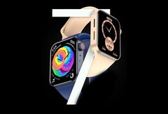 O chamado Aifeec Smartwatch Series 7 parece suspeitosamente semelhante a imagens vazadas do relógio da série 7 Apple (Imagem: Aifeec)