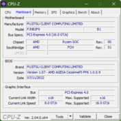 Placa principal da CPU-Z