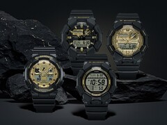 A Casio lançou os novos G-Shocks preto e dourado (foto) nos EUA. (Fonte da imagem: Casio)