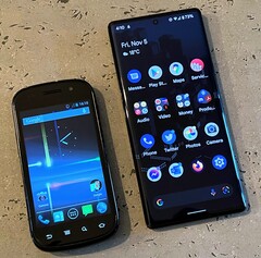 Os Smartphones foram completamente transformados desde a última colaboração entre o Google e a Samsung. (Imagem: Notebookcheck)