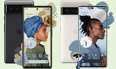 Espera-se que o Google Pixel 6 e o Pixel 6 Pro sejam lançados em 19 de outubro. (Fonte da imagem: Google/Carphone Warehouse - editado)