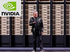 Jensen Huang falando na CES 2026 sobre as soluções de IA da Nvidia (Fonte da imagem: Nvidia Blog com edições)