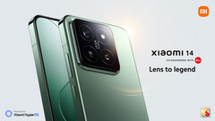 O Xiaomi 14 chegou à Europa nas opções de cores Preto, Branco e Verde Jade. (Fonte da imagem: Xiaomi)