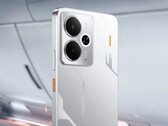 O Realme 14 5G apresenta um design inspirado na meca com detalhes em laranja. (Fonte da imagem: Realme)
