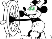 A Disney está aumentando os preços de seus serviços de streaming mais uma vez, apenas um ano após o último aumento de preços. (Imagem: Steamboat Willy da Disney [em domínio público] com edições)