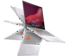 A ASUS alega que o Chromebook Vibe CX34 Flip é certificado pela MIL-STD-810. (Fonte de imagem: ASUS)
