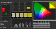 CalMan ColorChecker: Saturação